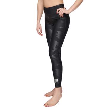 Leone Camo black leggings-black